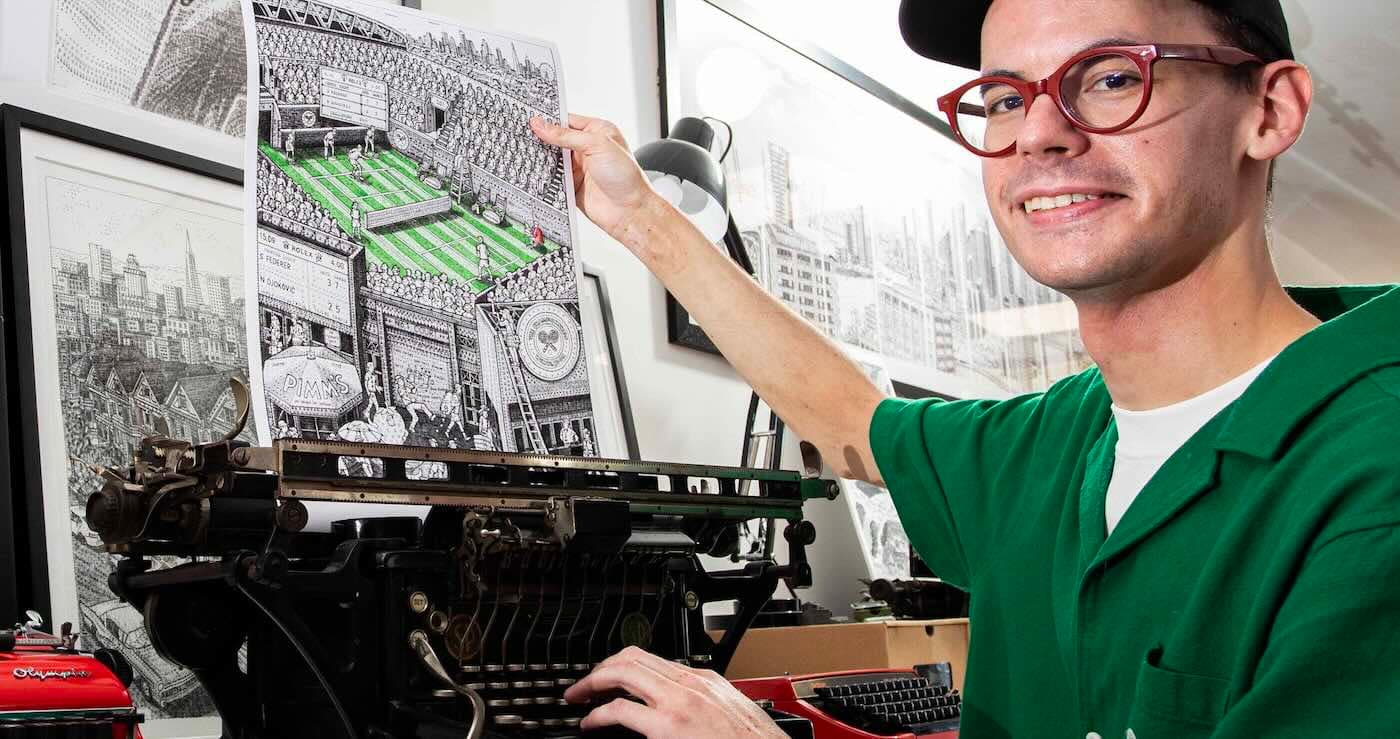 Artist Creates Amazingly Detailed Drawings Using Only Typewriter Keystrokes (LOOK)