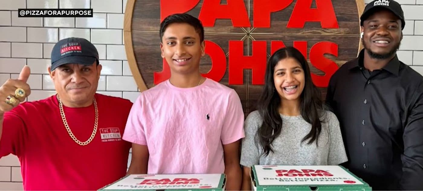 Florida Teens Design Charity App to Help Generous Locals Deliver ‘Pizza for a Purpose’