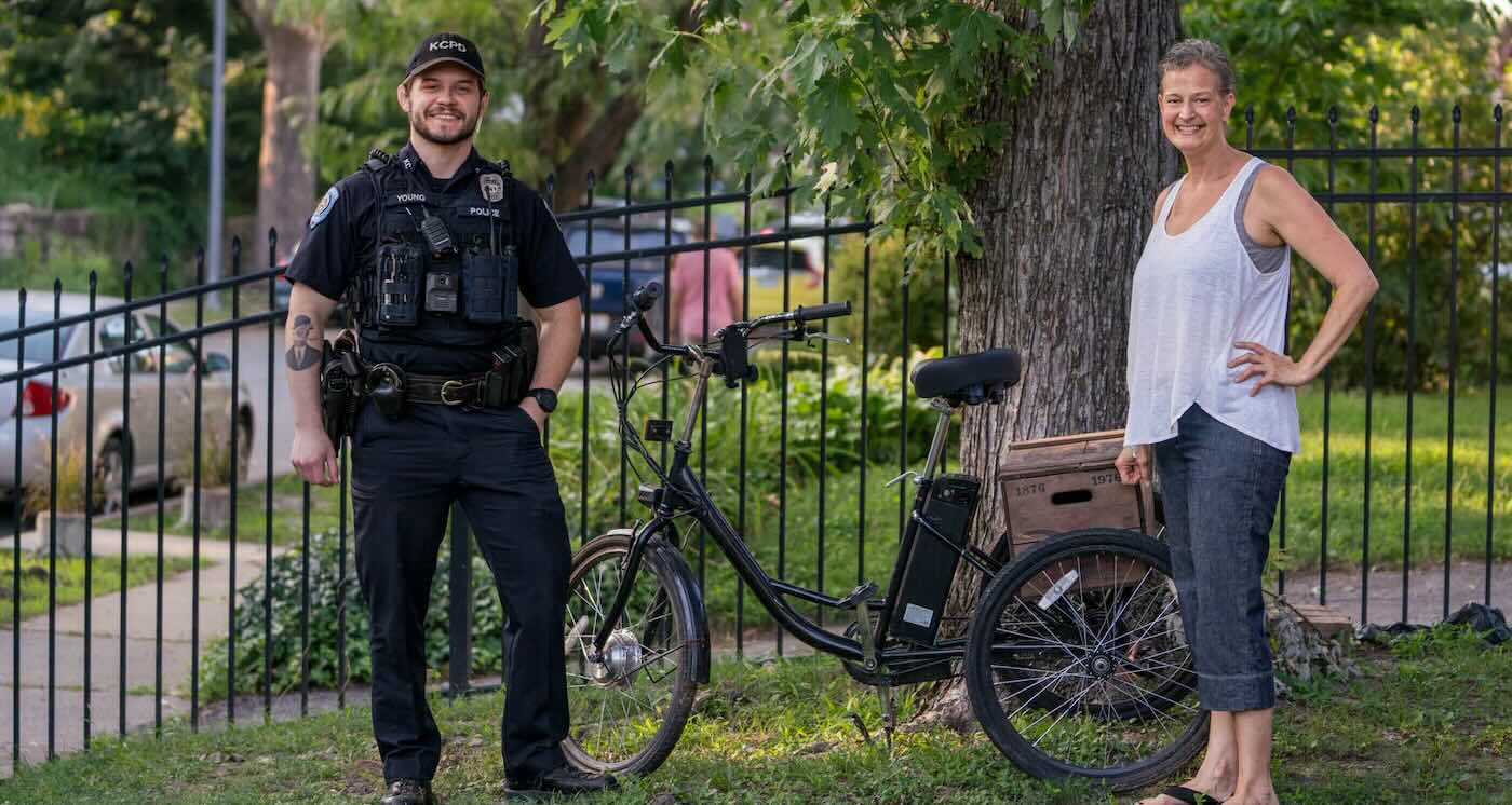 Kansas City Cop Won’t Stop Until He Finds Stolen E-Bike for Cancer Patient One Month Later