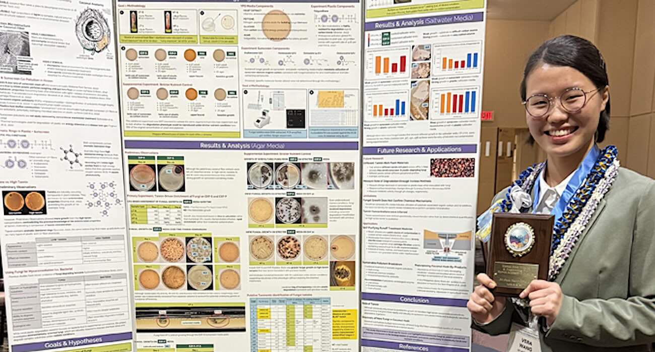 Teen Discovers Coconut Fungi Can Filter Plastic and Sunscreen From Sea—And Wins Science Fair