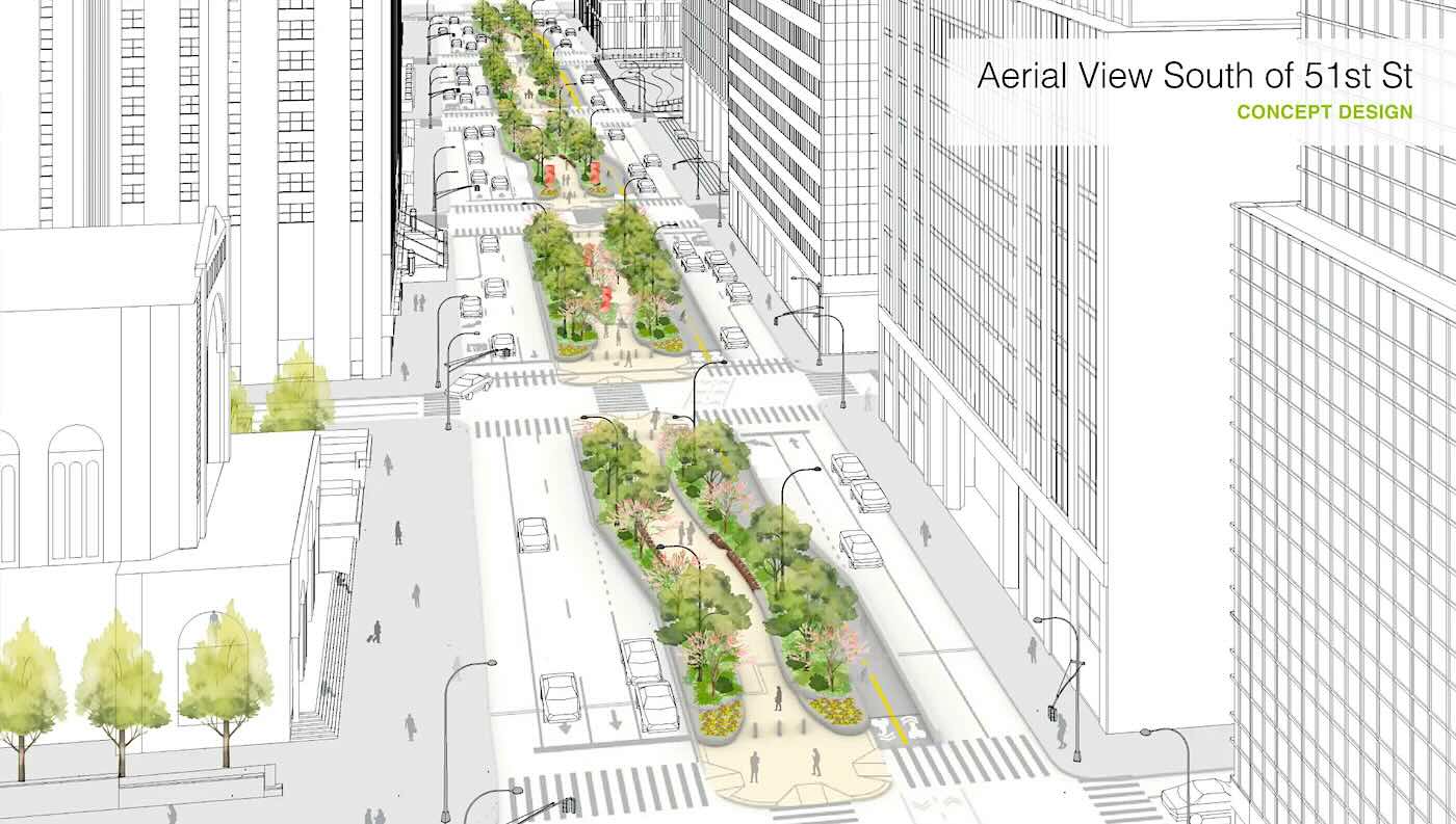 New York City is Putting ‘The Park’ Back in Park Avenue – And Adding a Protected Bike Lane (LOOK)