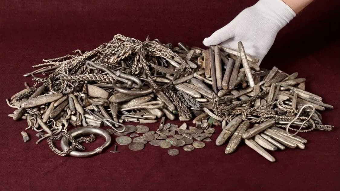 Yard Work Reveals Largest Trove of Viking Silver Ever Discovered in Denmark