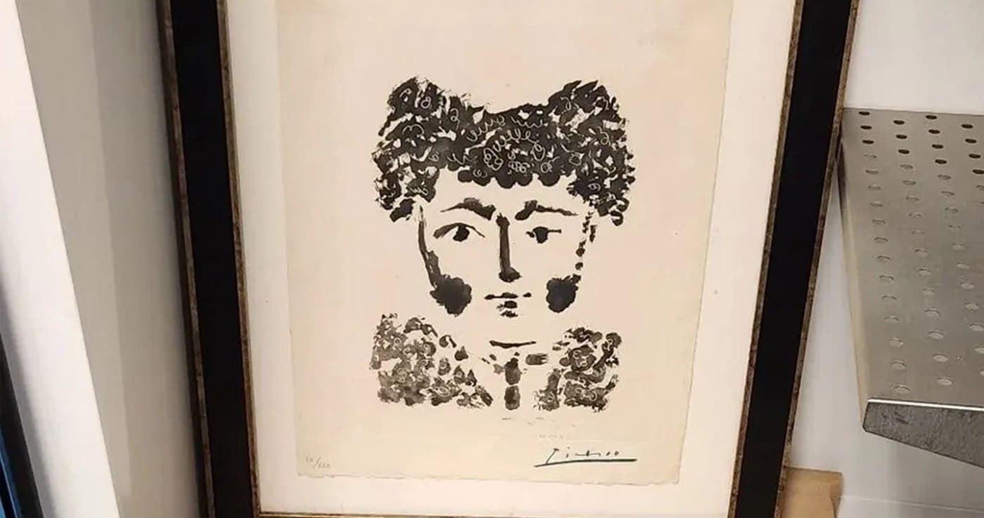 Original Picasso Stolen 8 Years Ago Found Hanging in Relinquished Apartment by Milwaukee Landlord