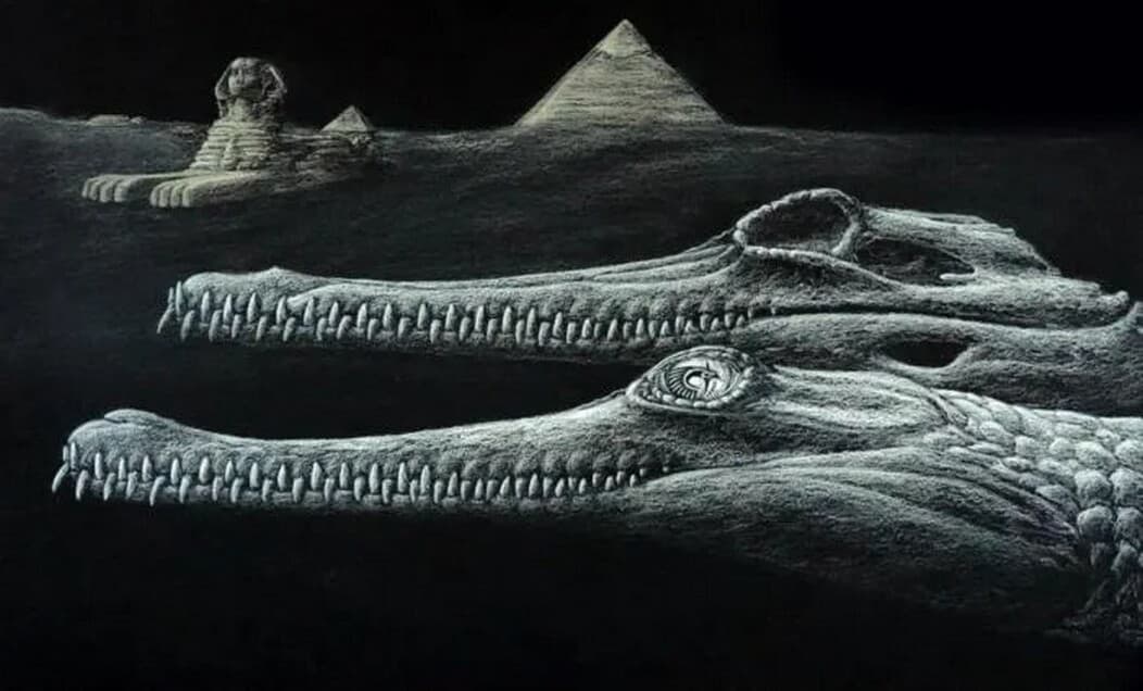 An Extinct Crocodilian’s Skull Was Found in the Rocks That Built the Sphinx, and it’s Also Missing its Nose